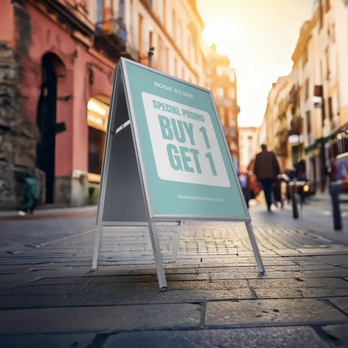 Standaard reclamebord