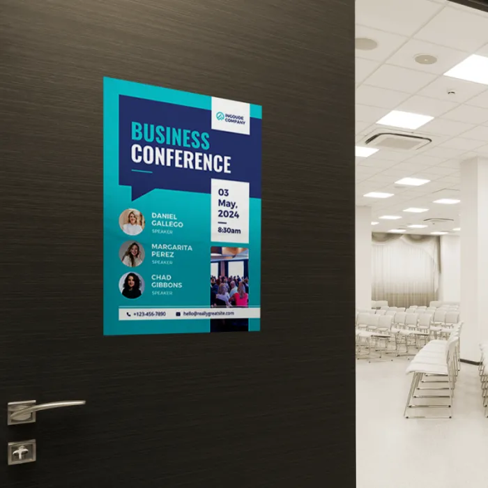 Affiche publicitaire A2 personnalisable