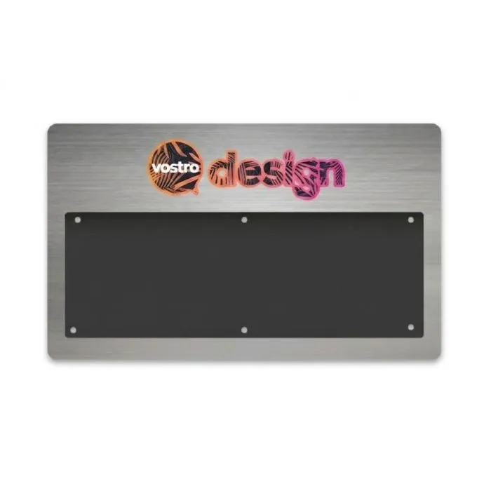 Targhetta identificativa in plastica personalizzata con etichetta grande - 67x40 mm