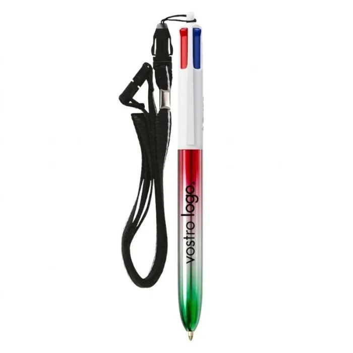 BIC® 4 Colours® Collezione Flags + cordino