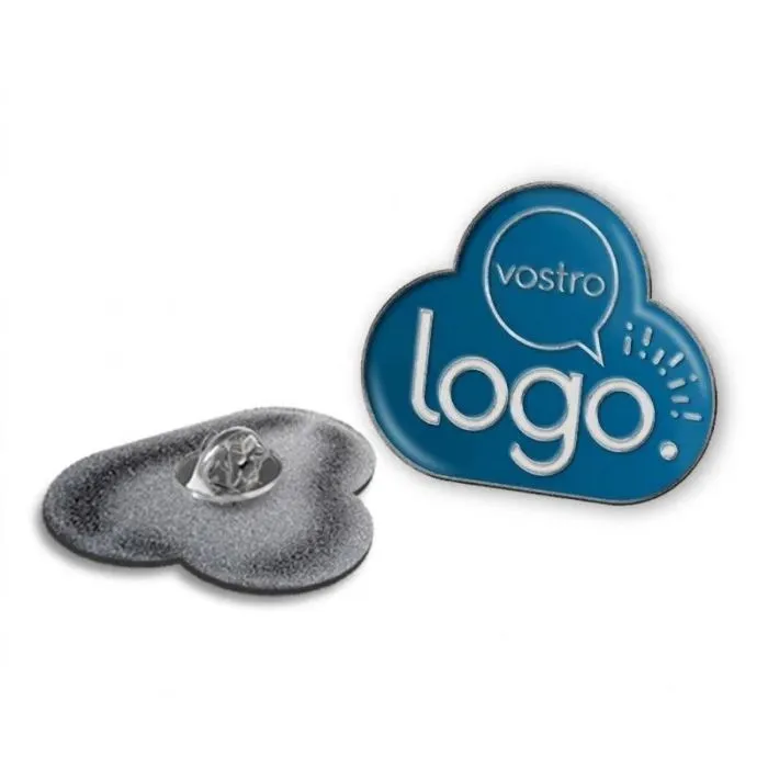 Spilla personalizzata premium su misura in resina sintetica - Da 35 a 40 mm