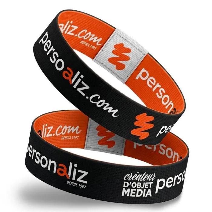 Bracelet élastique personnalisable avec boutons