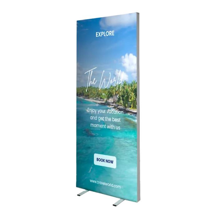 Brightbox gepersonaliseerd LED-lichtkader, enkelzijdig