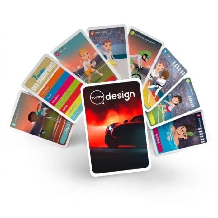 Gioco delle 7 famiglie personalizzato - Campioni