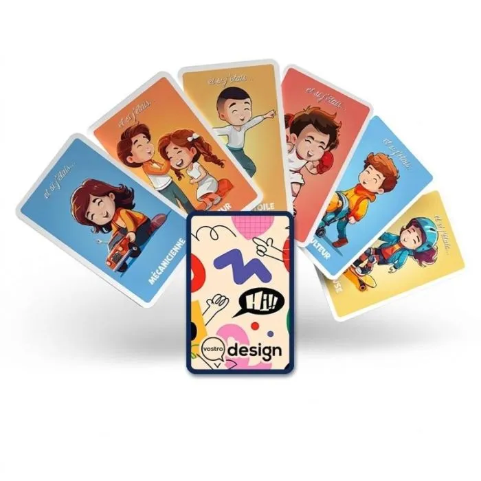 Gioco di memoria personalizzato da 33 carte - E se fossi...