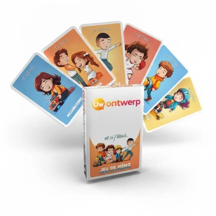 Memo-spel met 33 kaarten en reclame-etui  - Labyrint