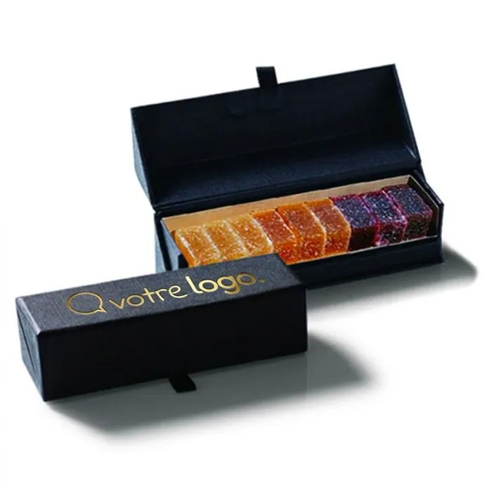 Coffret 9 pâtes de fruits personnalisable - Délicatesse 