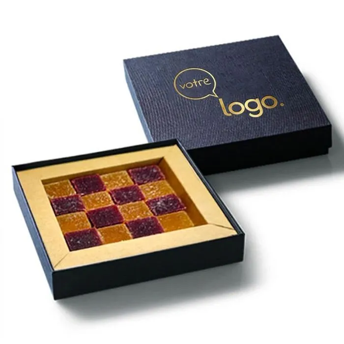 Coffret 16 pâtes de fruits personnalisable - Douceur