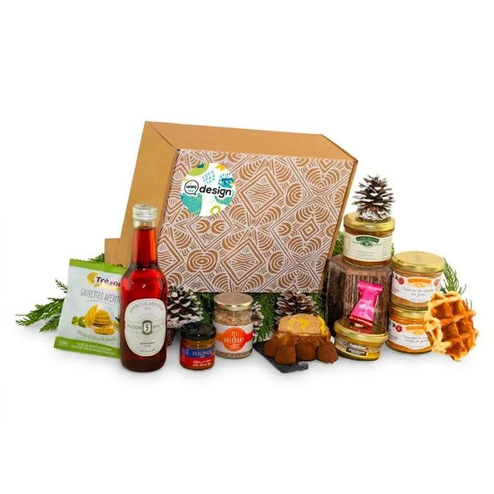 Saveurs festives box personnalisable - 13 produits