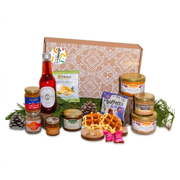 Saveurs festives box personnalisable - 16 produits