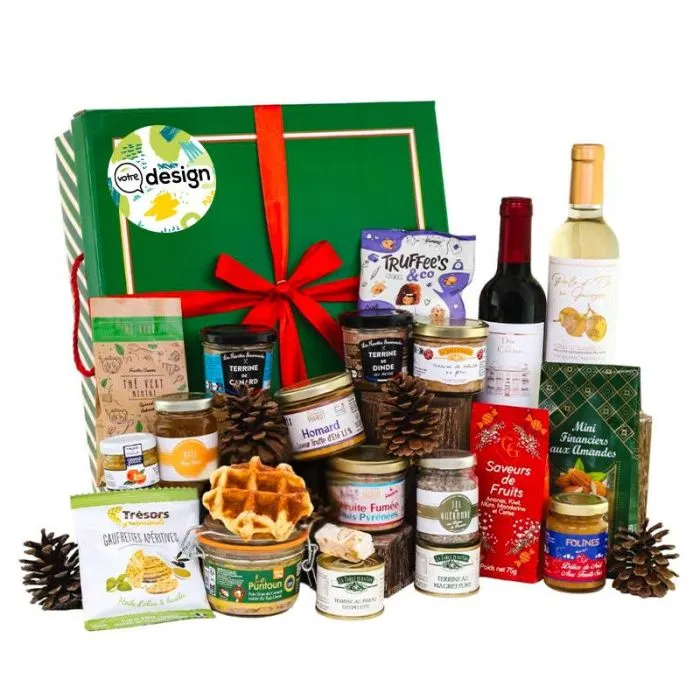 L'Emeraude des fêtes box personnalisable - 21 produits