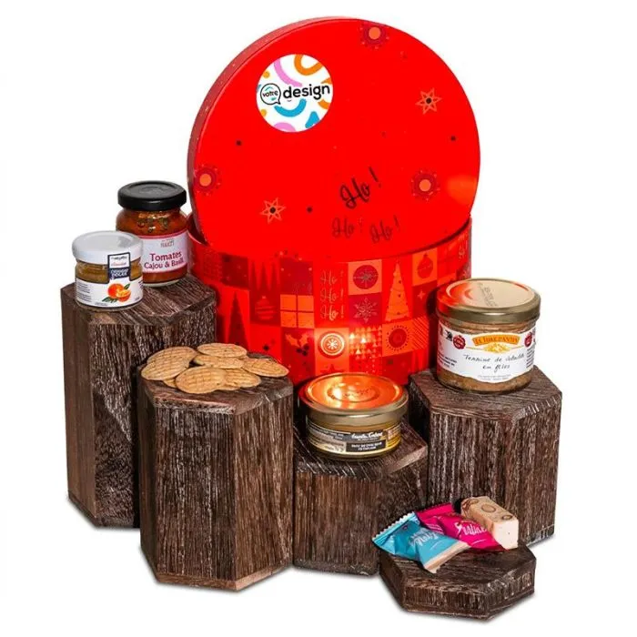 Joyeuses fêtes box personnalisable - 8 produits