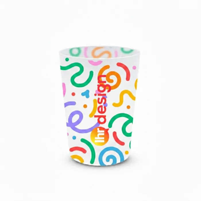 Großer Becher 45/50 cl aus recyceltem Kunststoff, personalisierbar
