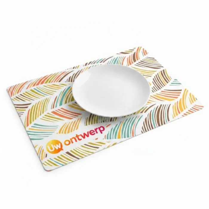 Personaliseerbare, herbruikbare placemat