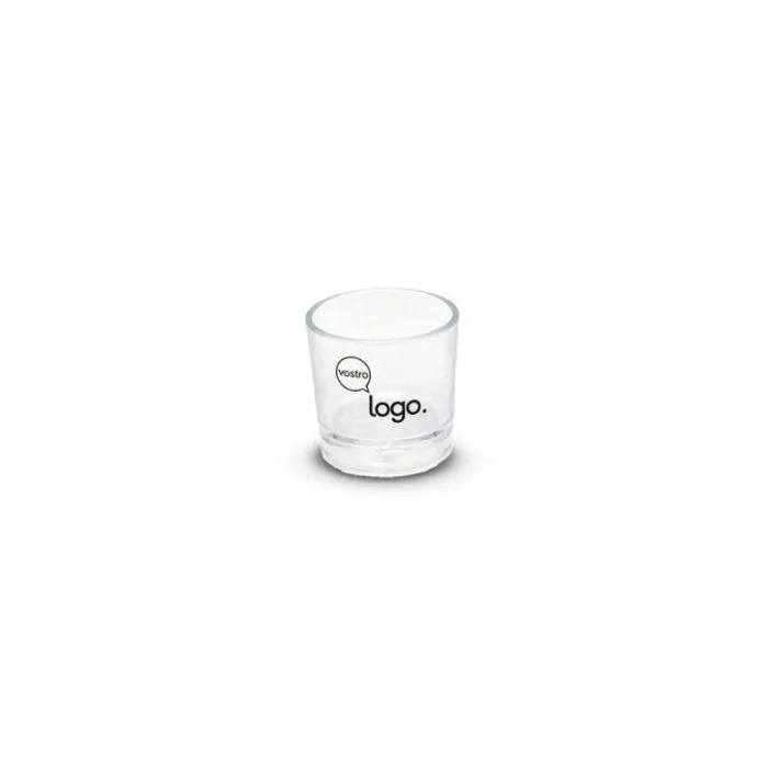 Bicchierino riutilizzabile da 3/4,5 cl personalizzabile