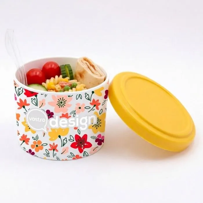 Contenitore per snack riutilizzabile e personalizzabile