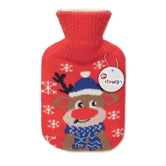 Bouillotte de Noël en jersey 250ml personnalisée -Aarhus