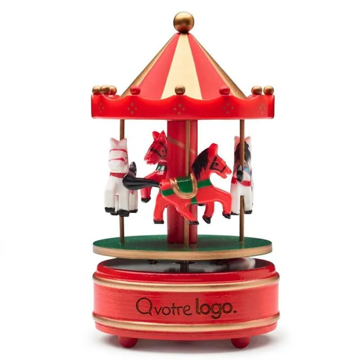 Boîte à musique mini carrousel-WHIRLY
