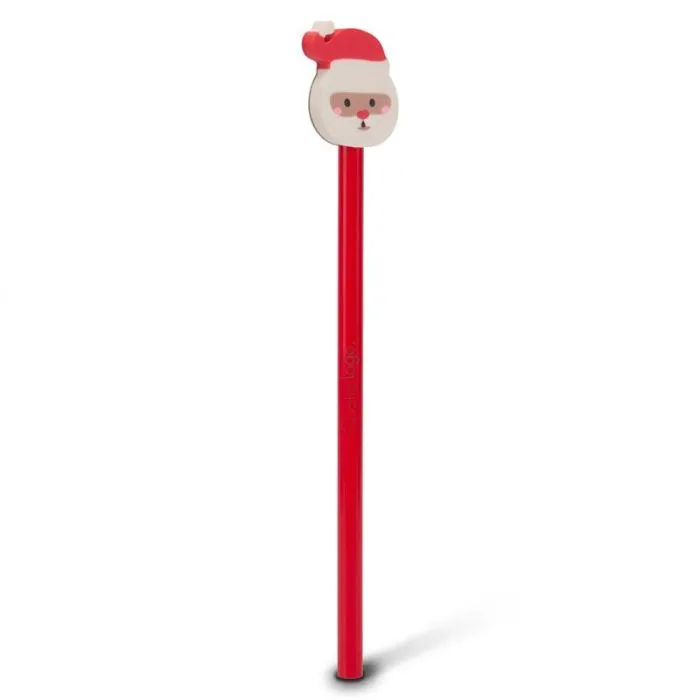 Crayon Noël avec gomme-CLAUS
