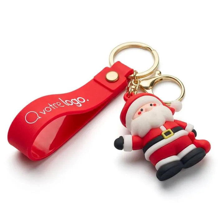 Porte-clés charm Père Noël-SANTACHARM