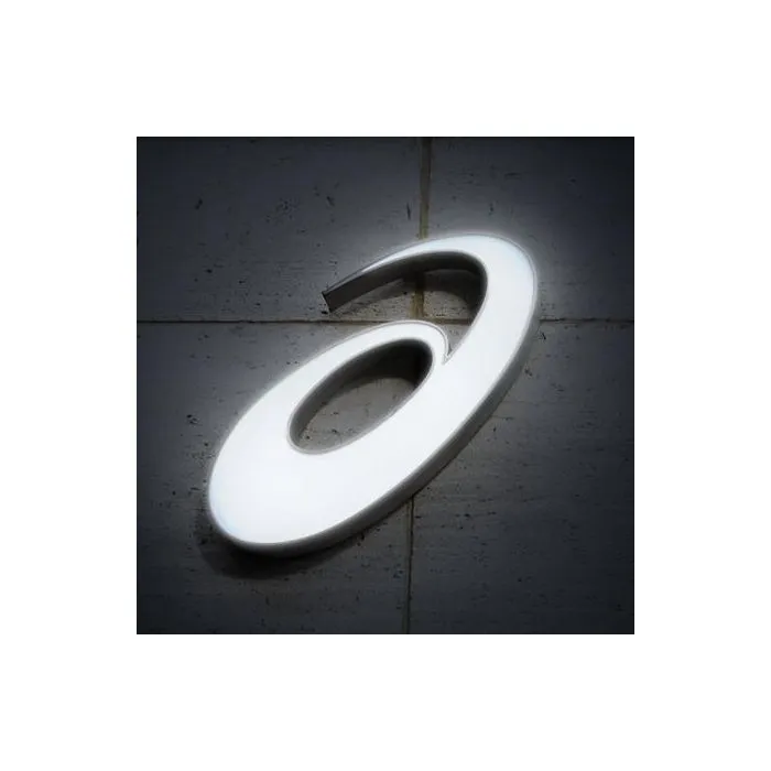 Enseigne caisson LED personnalisé à la forme avec face lumineuse