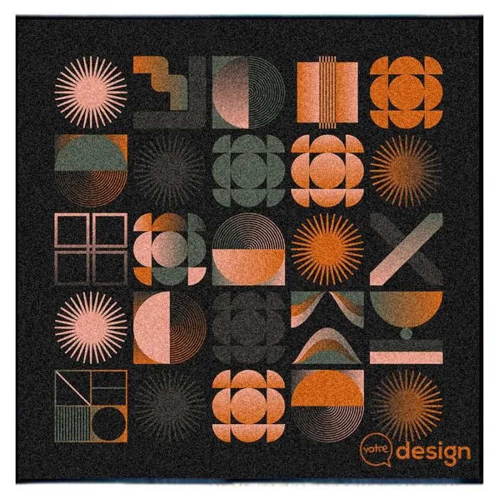 Tapis personnalisable en nylon recyclé pour intérieur 200x200cm - Classic Impressions