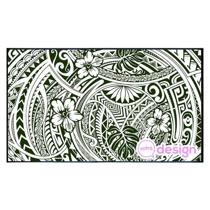 Tapis personnalisable en nylon recyclé pour intérieur 85x150cm - Classic Impressions