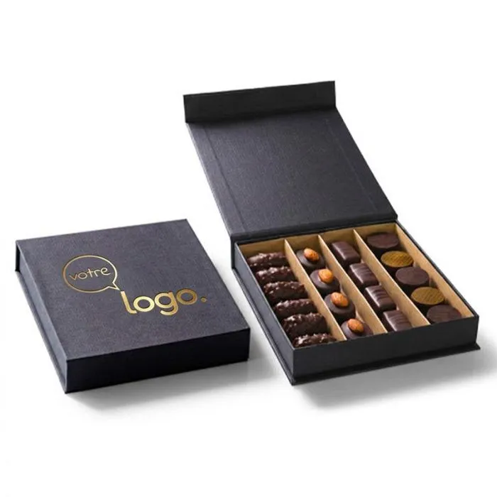 Coffret  19 bonbons au chocolat personnalisable - Délice