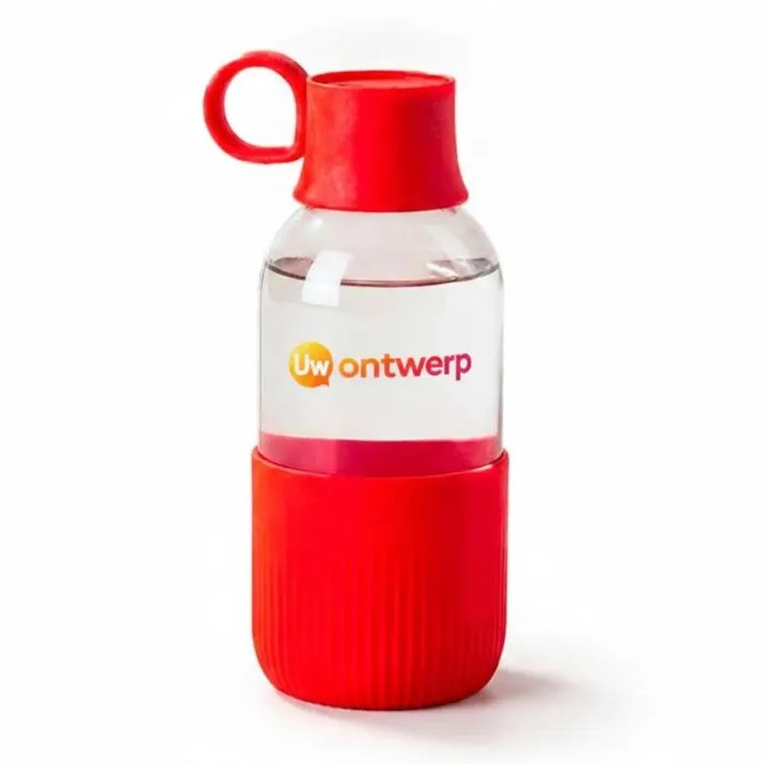 Gobi.®-drinkfles van 500 ml, van glas, personaliseerbaar - Indoor