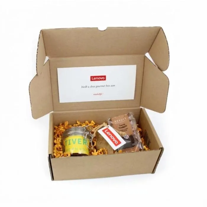 Gepersonaliseerde delicatessenbox