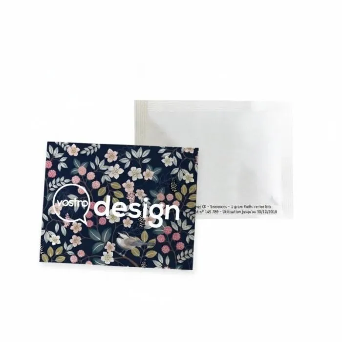 Bustina di semi personalizzata – 82 x 110 mm