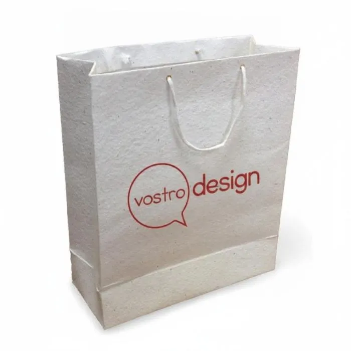 Borsa biodegradabile personalizzata con semi - Modello medio