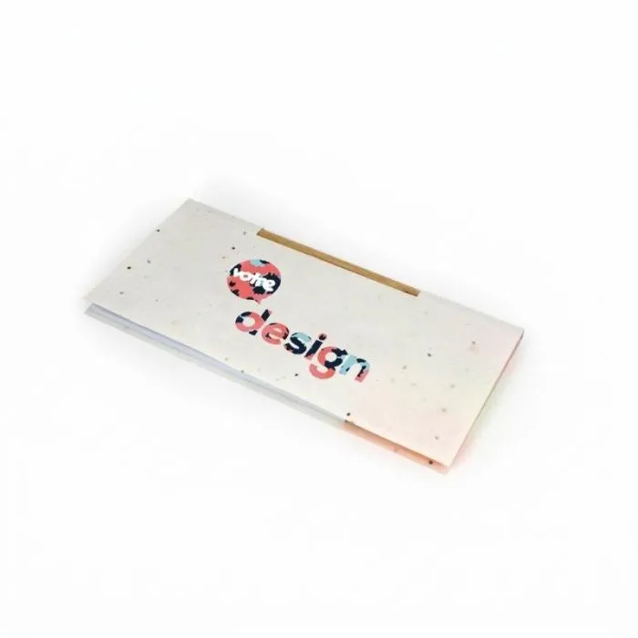 Grande blocco note personalizzato con carta ai semi