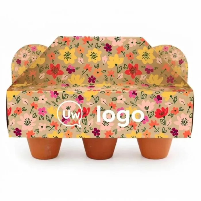 Gepersonaliseerde display met 3 potten