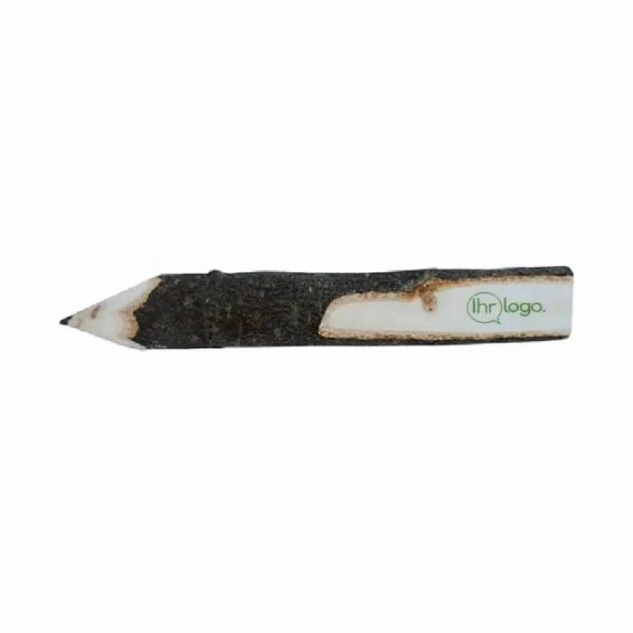 Großer Bleistift aus Rohholz zum Selbstgestalten