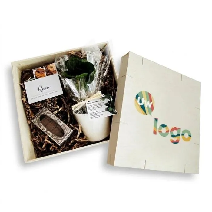 Gepersonaliseerde koffieboompjes-set