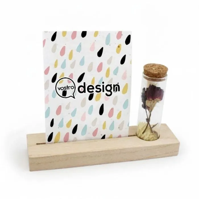 Supporto floreale in legno personalizzato