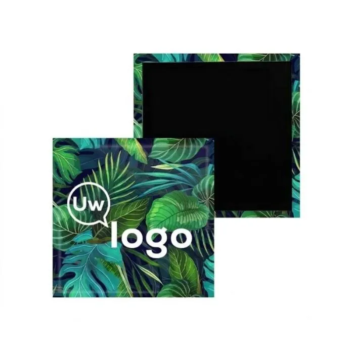 Vierkante reclamemagneet - 80x80 mm