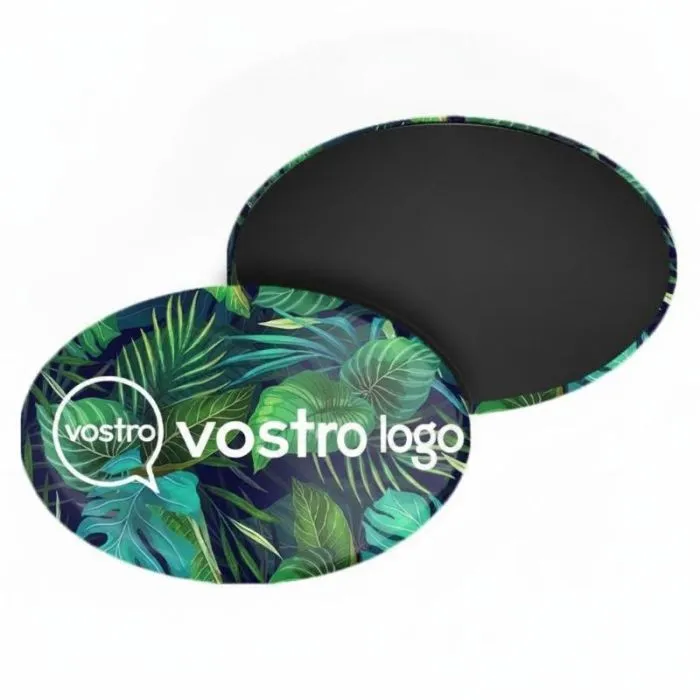 Magnete personalizzato ovale - 68x45 mm