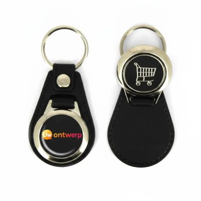 Personaliseerbare sleutelhanger met muntje