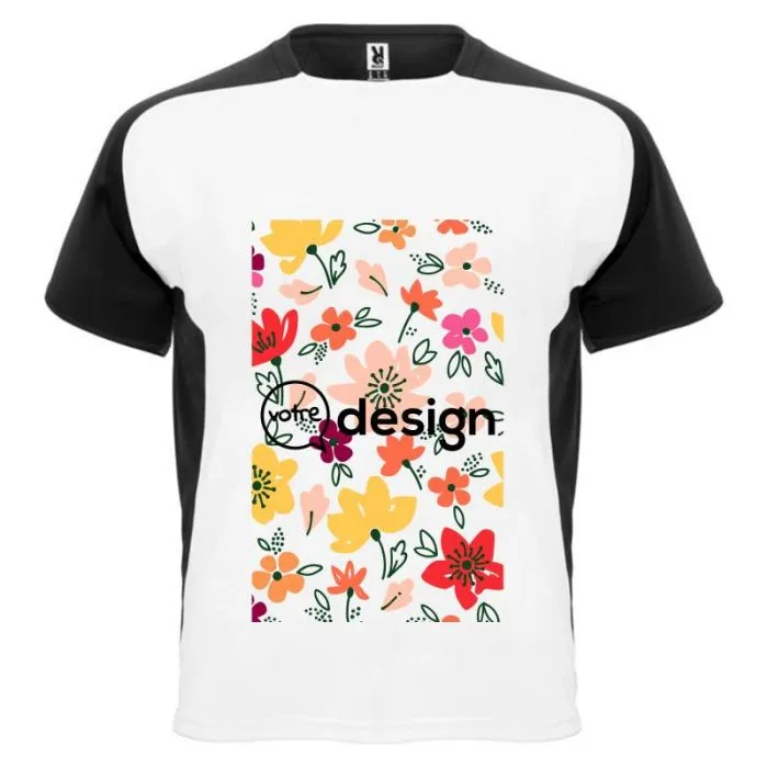 T-shirt de sport enfant personnalisé respirant à manches courtes en polyester-Bugatti