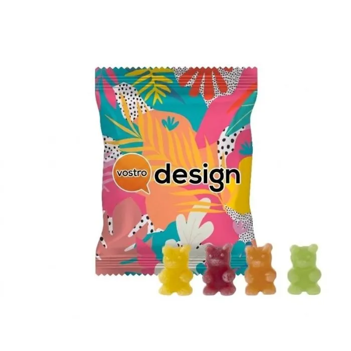 Caramelle personalizzate Oursons-Tisane® in bustina opaca da 20 g