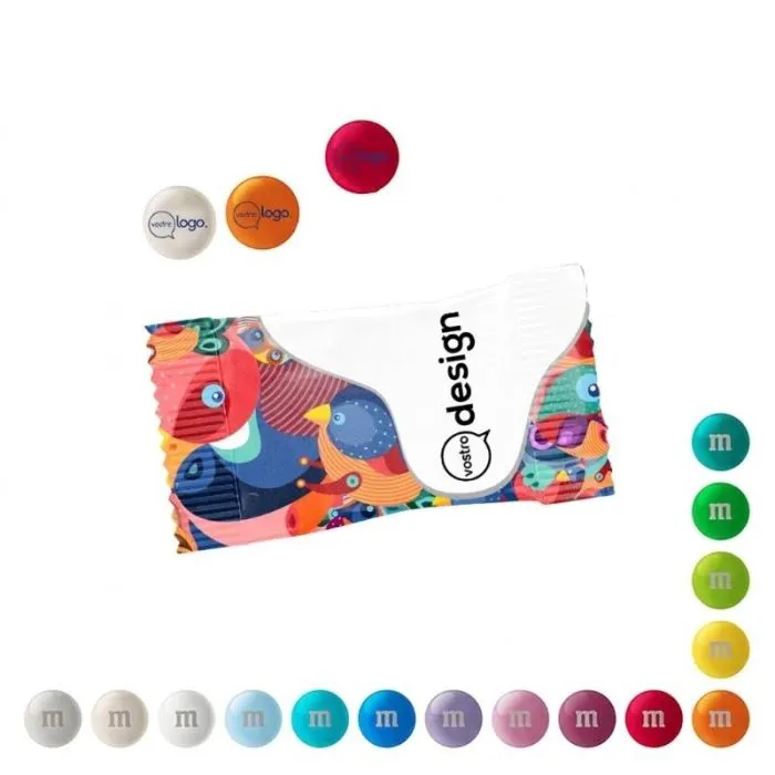 Caramelle M&M's in bustine da 7 g personalizzate
