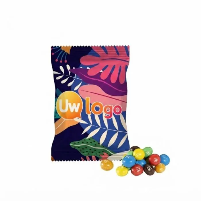 M&M'S® Crispy, ondoorzichtig zakje met eigen opdruk