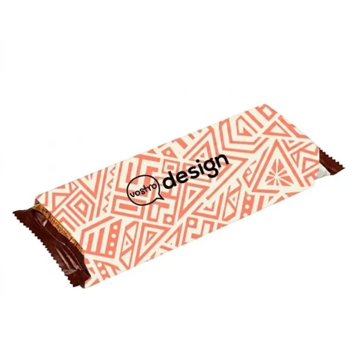 Barretta personalizzata Hanuta croccante al cioccolato al latte e nocciole