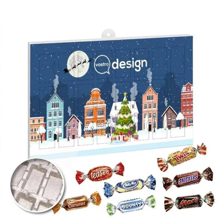 Calendario dell'Avvento pubblicitario ecologico da regalo - Celebrations®