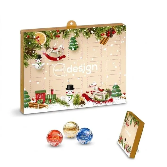 Calendario dell'Avvento promozionale Lindor BUSINESS