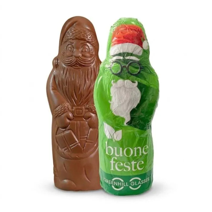 Babbo Natale di cioccolato MAXI Vegan