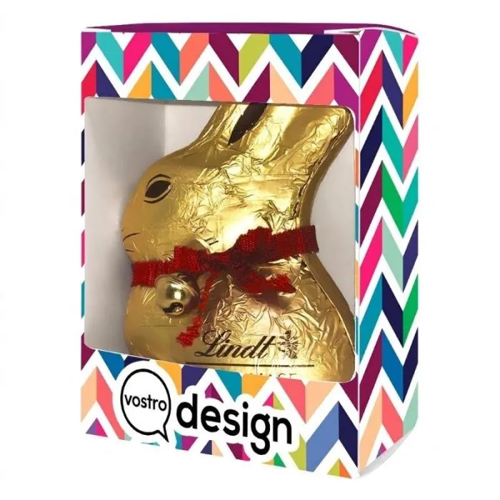 Coniglietto pasquale «Lindt» in confezione regalo personalizzata al 100%