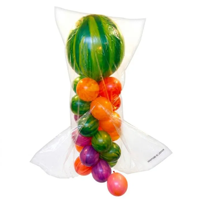 Sac en PE pour lâcher et transport de ballons 120 × 240 cm 